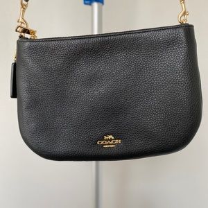Coach black cross-body bag